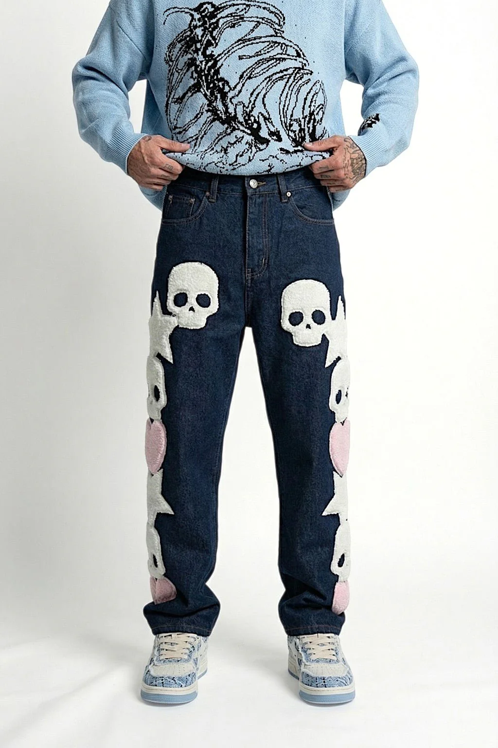 Jean tête de mort - Image 2