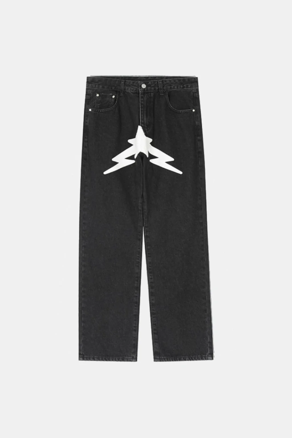 Printed jeans